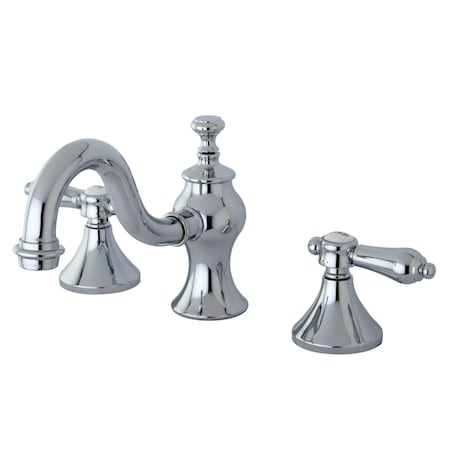 Kingston Brass KC7161BAL 8" Widespread Bathroom Faucet, Polished Chrome KC7161BAL